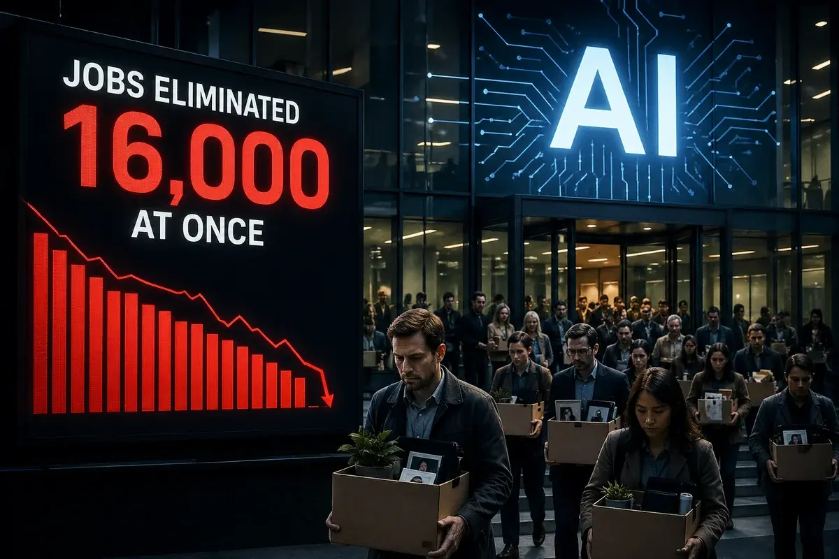 AI Isn't Replacing Workers Incrementally — It's Cutting 16,000 Jobs at Once — April 25, 2026