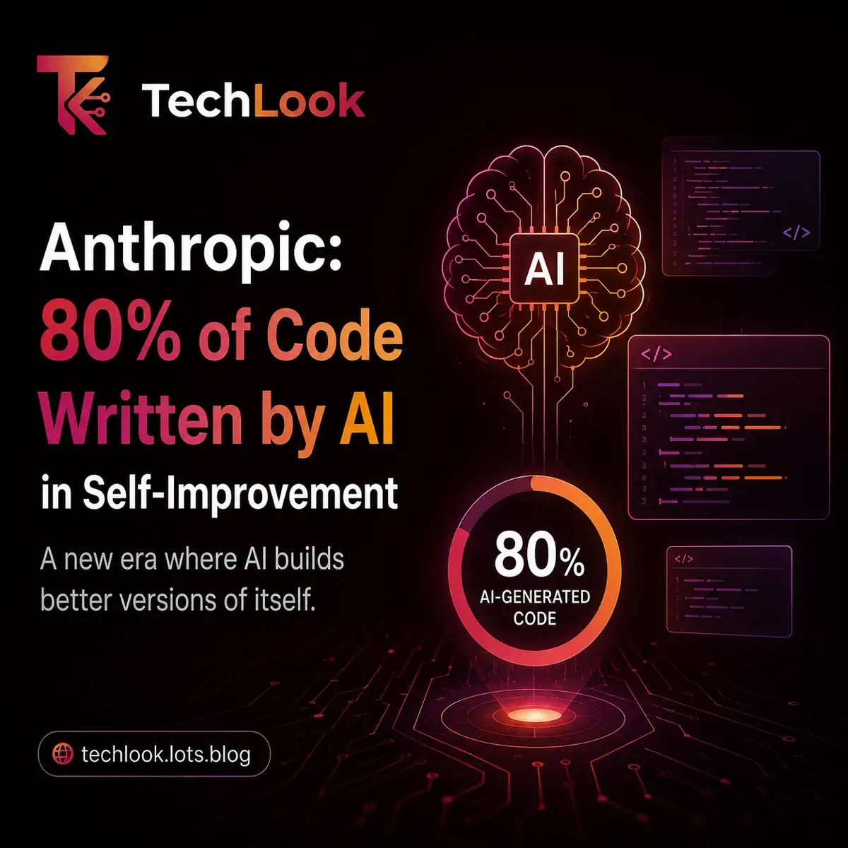 Claude Wrote 80% of Its Own Code Last Month — Techlook Daily, June 5, 2026