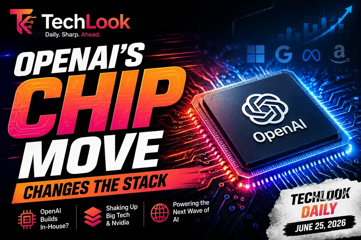 OpenAI's Chip Move Changes the Stack — Techlook Daily, June 25, 2026
